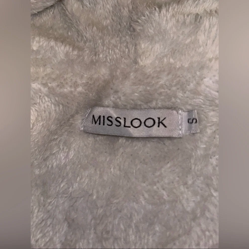 Woman’s small coat jacket peacoat gray  miss look - Picture 3 of 11